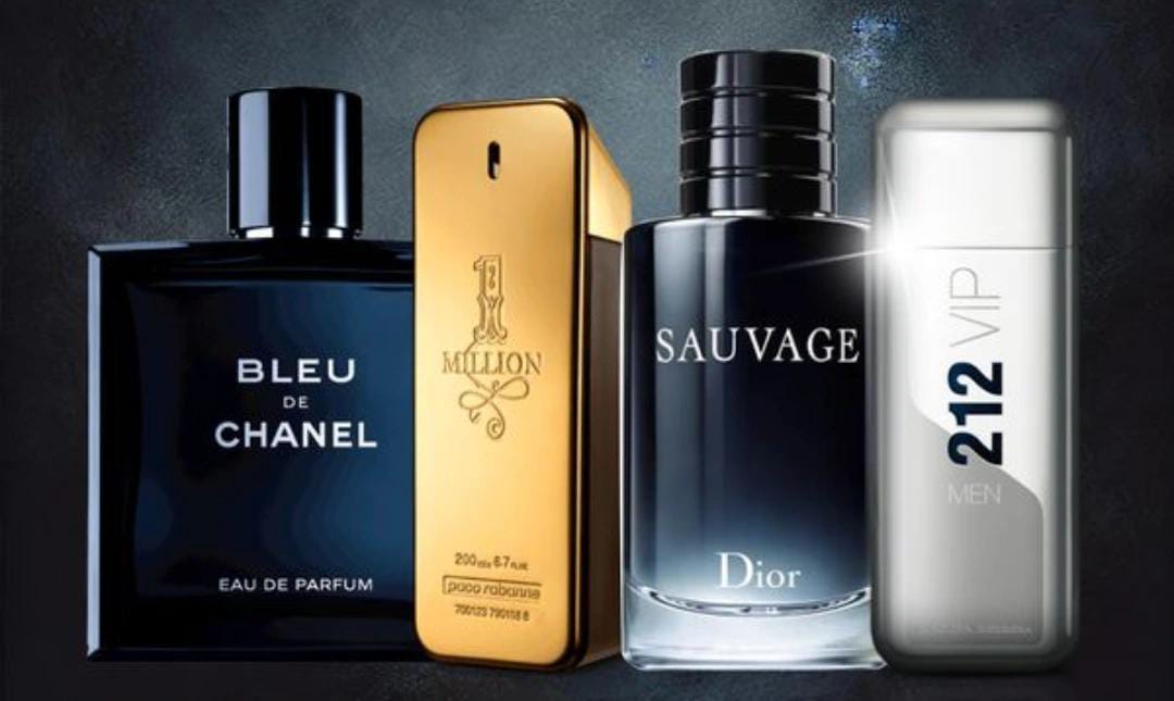 NUEVO SET DE 4 PERFUMES ¡SAUVAGE DIOR, BLEU DE CHANEL, ONE MILLION, 212 VIP!